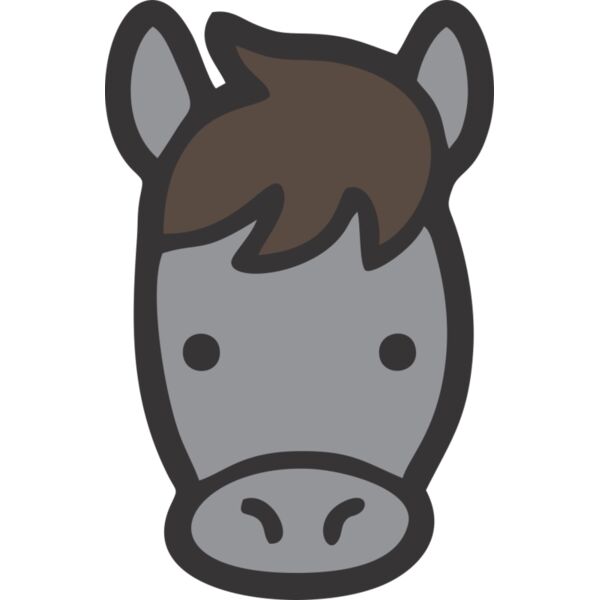 Esel Kopf Comic Miniaturansicht